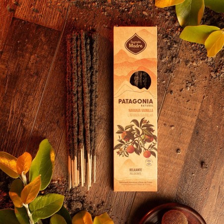 Incienso Natural Patagonia Naranja Vainilla - Relajante - Sagrada Madre