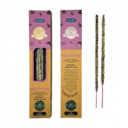 Organiczne kadzidło eukaliptusowe - ULLAS - Ręcznie robione - 25gr - Wyprodukowano w Indiach - 100% naturalne