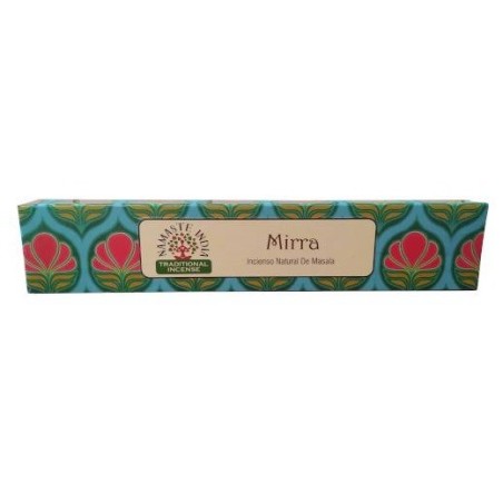 Incenso Natural Namaste Masala Mandala - Mirra - Agarbathi Indiano Tradicional - Feito à Mão
