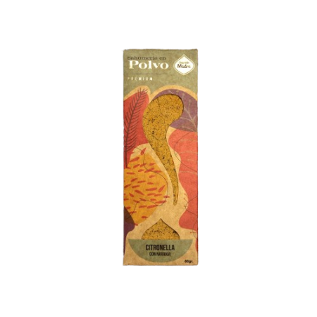 Incenso in polvere alla citronella con arancia - Sagrada Madre