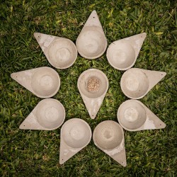 Quemador de Sahumerio - Sahumador Triangular - Sagrada Madre