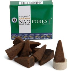 GOLDEN NAG Forest Räucherkegel - Schachtel mit...