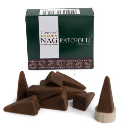 GOLDEN NAG Cones de Incenso Patchouli - Caixa...