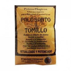 Pó de Palo Santo Ritualizado com Tomilho - saco...