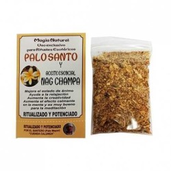 Ritualisiertes Palo Santo Pulver mit Nag Champa...