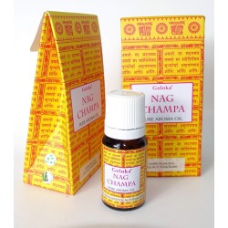 Pack de 2x Huile Aromatique Goloka Nag Champa...