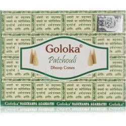 GOLOKA Patchouli wierookkegels - 1 doos met 10...