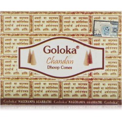 Coni di incenso GOLOKA Chandan - 1 scatola da...