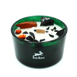 Candela magica Hop Hare con fiori e gemme - El...