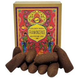 Frankincense Cones Reflux - Golden India - Pack...