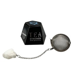 Gemstone Tea Strainer - Rainbow Moonstone -...