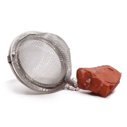Colador de té de piedras preciosas - Jaspe rojo - Felicidad