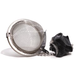 Colador de té de piedras preciosas - Obsidiana negra - Protección