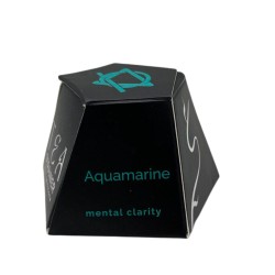 Colador de té de piedras preciosas - Aguamarina - Claridad Mental