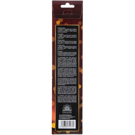 Buddha's Grace Räucherstäbchen Amber Parfüms - 20 Stäbchen - 60 Minuten Dauer - Premium Qualität