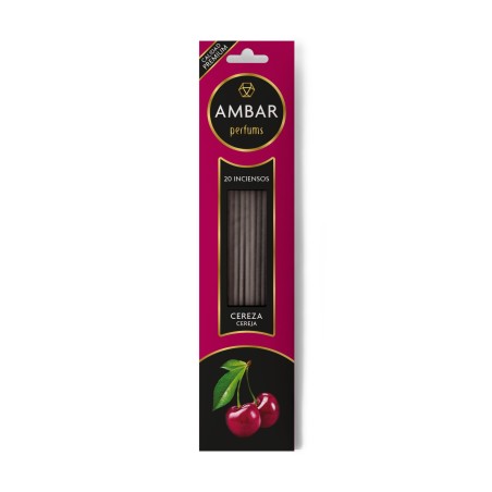 Amber Perfums Tămâie de cireșe - 20 de bețișoare - durată de 60 de minute - Calitate Premium
