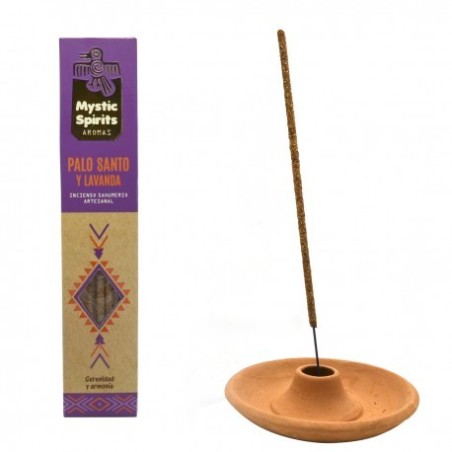 Incienso Sahumerio Palo Santo y Lavanda - Mystic Spirits - Artesanal - 8 varitas - Serenidad y Armonía