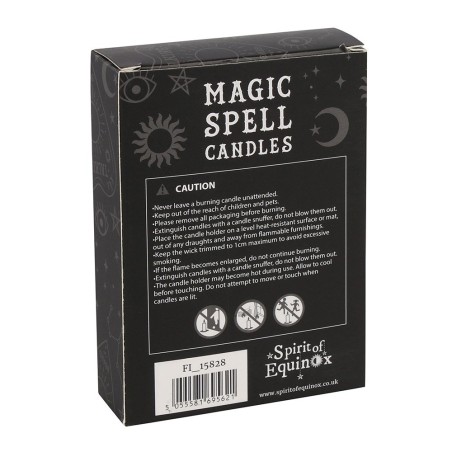 VELAS MAGICAS - MAGIC SPELL CANDLES - WISDOM - SABIDURÍA - PAQUETE 12 VELAS AZULES - SPIRIT OF EQUINOX