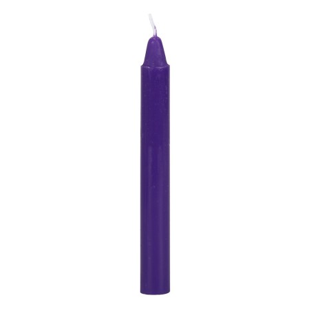 VELAS MAGICAS - MAGIC SPELL CANDLES - PROSPERITY - PROSPERIDAD - PAQUETE 12 VELAS MORADAS - SPIRIT OF EQUINOX