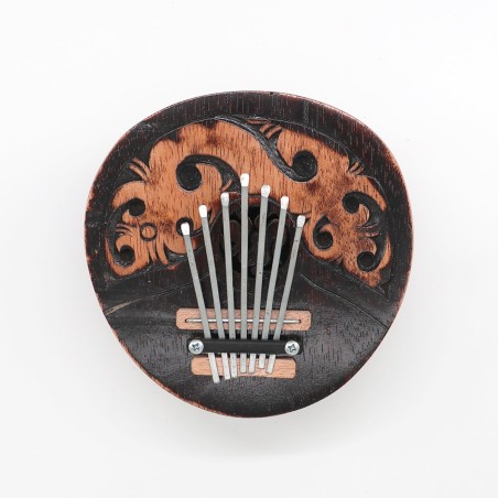Kalimba Antique Coco - Musikinstrument aus Holz - Handgefertigt in Indonesien