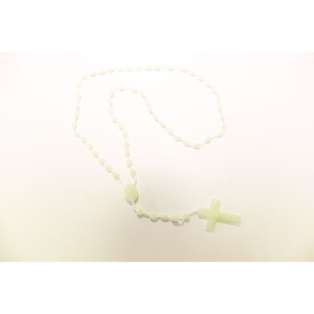 Fluorescent Plastic Rosary - Protection and devotion