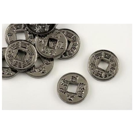 I Ching (I-ching) Monede Old Gold - Set de 3 monede cu instructiuni