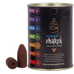 GOLOKA Lata de Conos Chakra de Reflujo -...