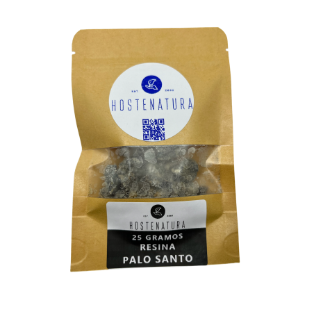 Rășină naturală de tămâie PALO SANTO | Pur și autentic | Original din Peru | pungă de 25 g.