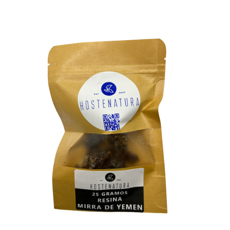 SIR REGAL DIN YEMEN Tămâie | Pur 100% natural și autentic | Commiphora Myyrh | Premium | pungă de 25 g.