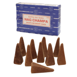 SATYA Nag Champa Backflow rökelsestrutar -...