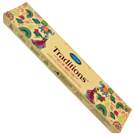 Incienso ULLAS Traditions of India - 1 paquete de 15gr.