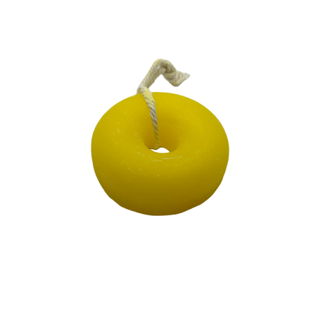 Shampoo Sólido para Cabelos Oleosos em Formato de Donut | Artesanal, Ecológico e Natural | Limão e Sálvia | 80gr.