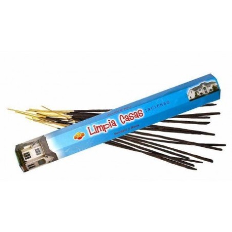 SAC Incense Cleans Houses – 1 Packung mit 20 Sandelholz- und Rosen-Räucherstäbchen