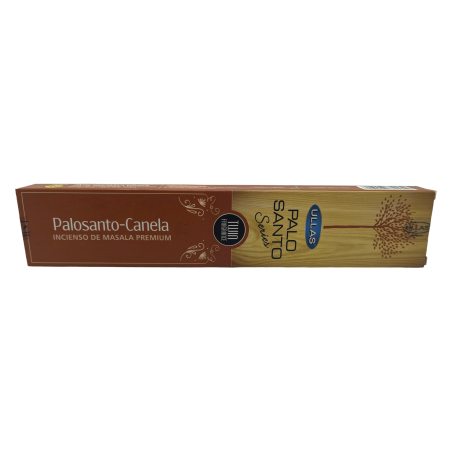 Tămâie Palo Santo și scorțișoară - Seria Ullas Palo Santo - 1 pachet de 15gr - Tămâie Masala Premium India