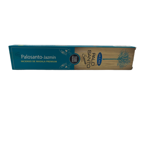 Incenso Palo Santo e Jasmim - Série Ullas Palo Santo - 1 embalagem de 15gr - Premium Masala Incense India