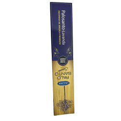 Incienso Palo Santo y Lavanda - Ullas Palo Santo Series - 1 cajetilla de 15gr - Premium Masala Incense India