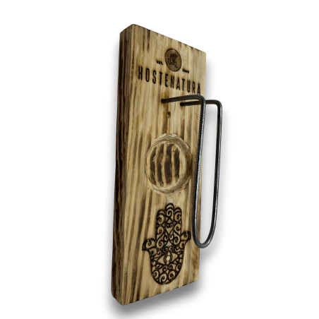 Palo Santo Brander en Wierookhouder | Wierookhouder | Hamsa Design - Hand van Fatima | Natuurlijk hout | Handgemaakt