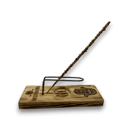 Queimador e porta-incenso Palo Santo | Porta-incenso | Hamsa Design - Mão de Fátima | Madeira Natural | Feito à mão
