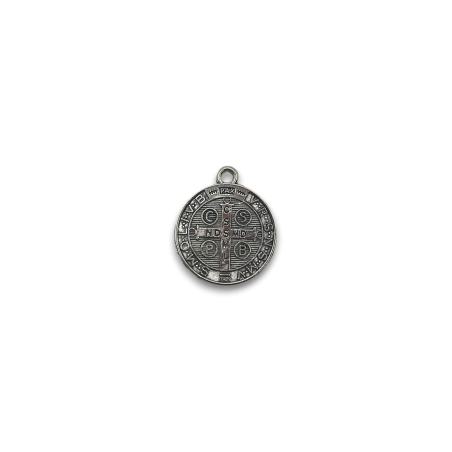 Medalha Cruz de São Bento - Aço Inox 2cm