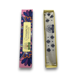 Incienso Namaste India Canela - Cinnamon - Tradicional de India Agarbathi - Masala Mandala Natural- Hecho a Mano