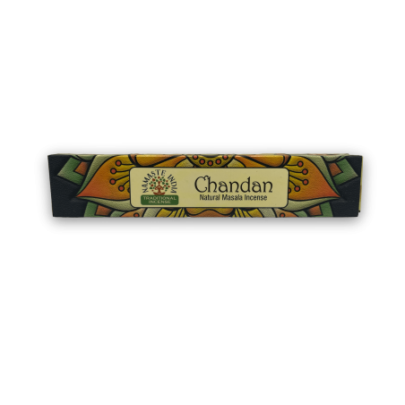 Incenso Namaste Índia Chandan - Agarbathi Indiano Tradicional - Mandala Masala Natural - Feito à Mão