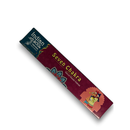 Incienso Siete Chakra Indian Soul - India Tradicional Incense - 15 gramos.