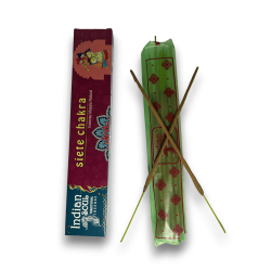 Seven Chakra Indian Soul Incense - Traditional Indian Incense - 15 grams.