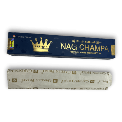 GARDEN FRESH Incienso Nag Champa - Premium Masala Incense Sticks - 15gr.