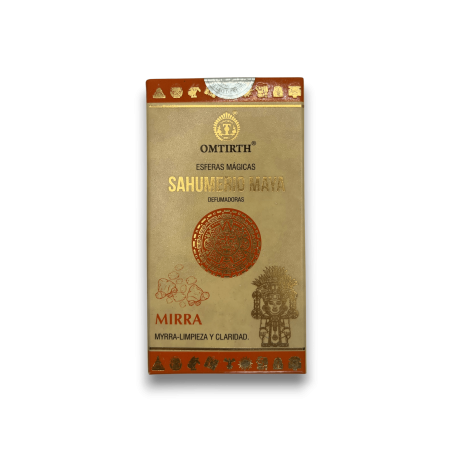 Maya Räucherstäbchen Magic Spheres Myrrhe - Sauberkeit und Klarheit - OMTIRTH Bombitas