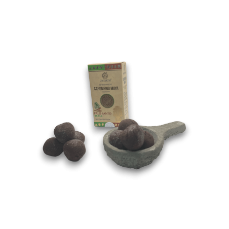 Mayan Incense Spheres Magic Palo Santo and Rue - Healing and Protection - OMTIRTH Bombitas