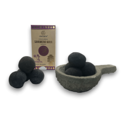 Sahumerio Maya Esferas Mágicas Violeta - Meditación y Relajación - OMTIRTH Bombitas