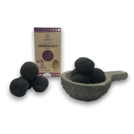 Maya Weihrauch Violette Magische Sphären - Meditation und Entspannung - OMTIRTH Bombitas