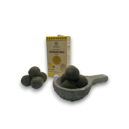 Sphère d’Encens Maya Citron Magique - Apporte de l’énergie positive - OMTIRTH Bombitas