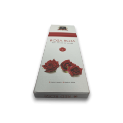 Alaukik Red Rose Wierook - Rode Roos - Grootverpakking 90gr - 55-65 stokjes - Gemaakt in India